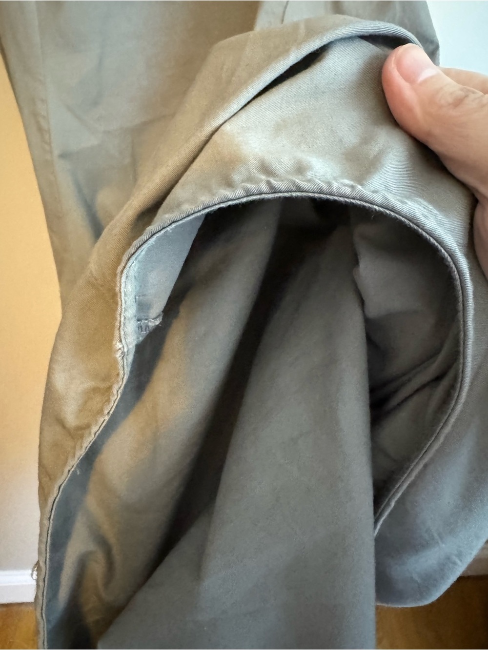 Rundholz Avant-Garde Balloon Cargo Pocket Dress Khaki Gray XL Lagenlook - Picture 3 of 15